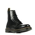 Boots Dr Martens 1460 - Femme - Cuir - Noir - Talon 2 - Lacets-1