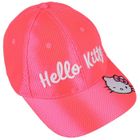 Casquette Hello Kitty Fille – Visière Incurvée, Rose, 100% Polyester, Taille 53 Cm, Nœud Arrière – Officielle