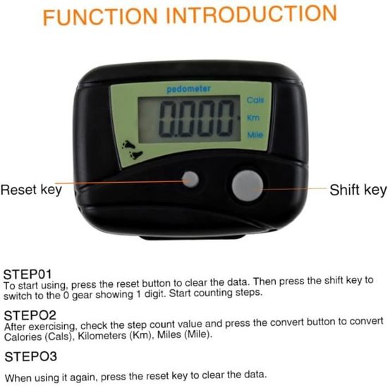 Compteur podomètre - Fitness Trackers - Mini podomètre portable