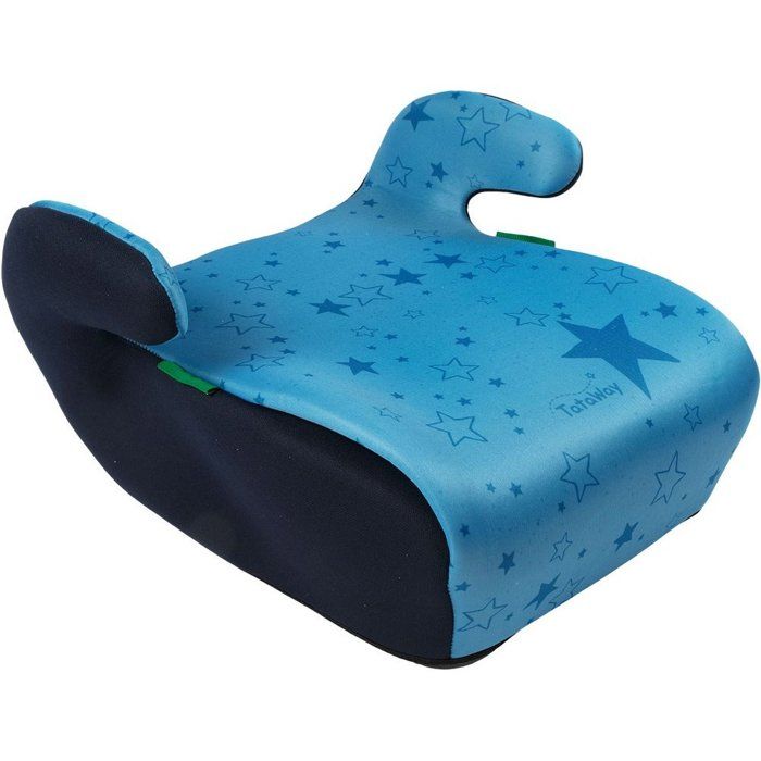 PETEX Lot De 2 Rehausseurs Siège Auto Enfant I-Size R129 – 125-150 Cm, Bleu/Blanc, Confort Épais Et Sécurité Maximale