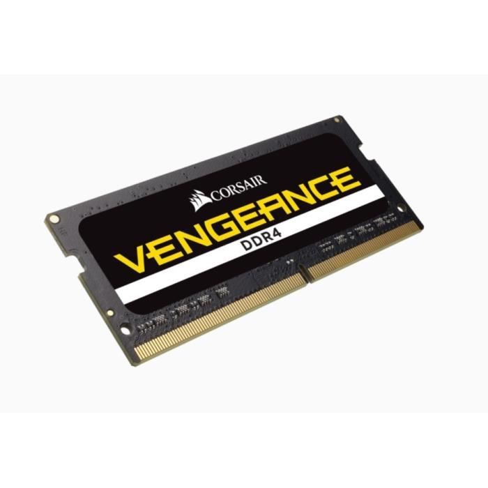 CORSAIR Vengeance Mémoire 2666MHz 16GB CL18 DDR4 SODIMM  (CMSX16GX4M1A2666C18) - Cdiscount Informatique