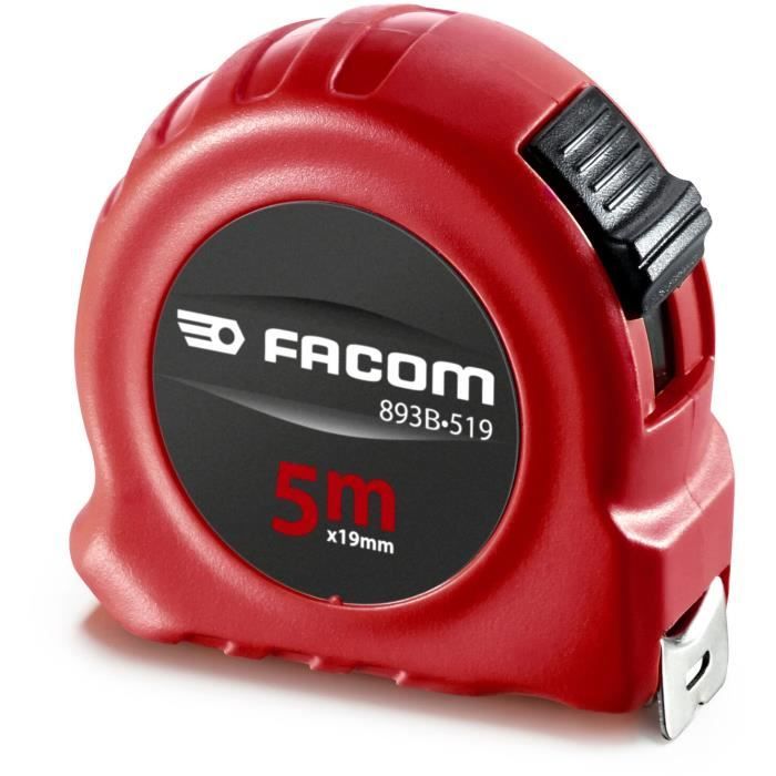 Mètre à ruban FACOM - 5m x 19mm - Ruban mat anti-reflet en nylon