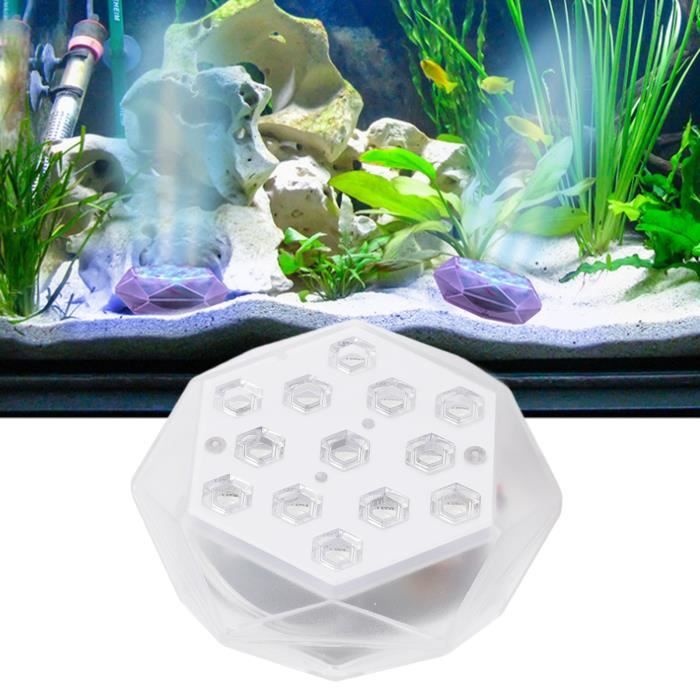 HURRISE Lampe LED pour aquarium Lumière LED submersible RVB étanche USB  chargeant la lumière sous-marine avec télécommande - Cdiscount