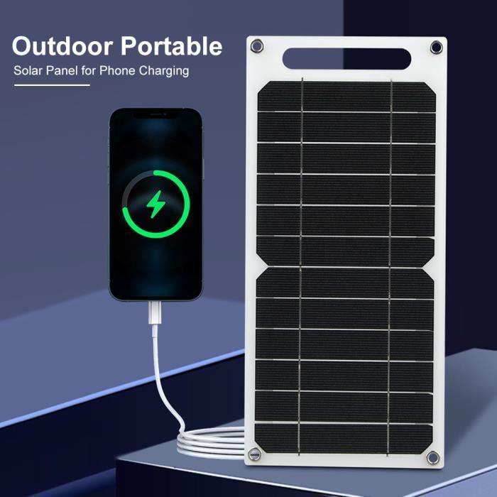 Panneau solaire 6 W/5 V avec régulateur de tension intégré, compatible avec caméra Google Nest extérieur et intérieur et 2ème génération (version batterie), facile à installer, étanche IP66, câble de Panneau solaire 6 W/5 V avec régulateur de tension intégré, compatible avec caméra Google Nest extérieur et intérieur et 2ème génération (version batterie), facile à installer, étanche IP66, câble de