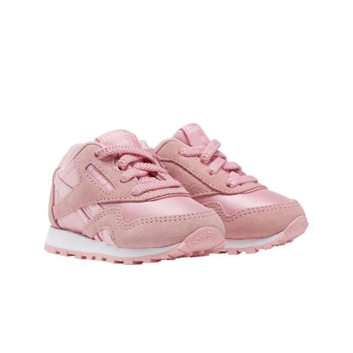 Reebok classic sales nylon enfant blanche