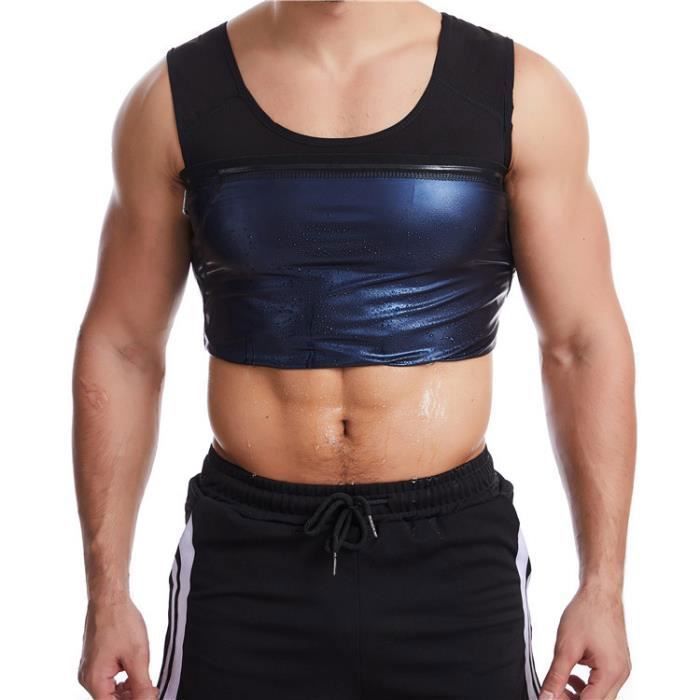 D bardeur de Sudation pour Homme Effet Sauna Gilet de Minceur