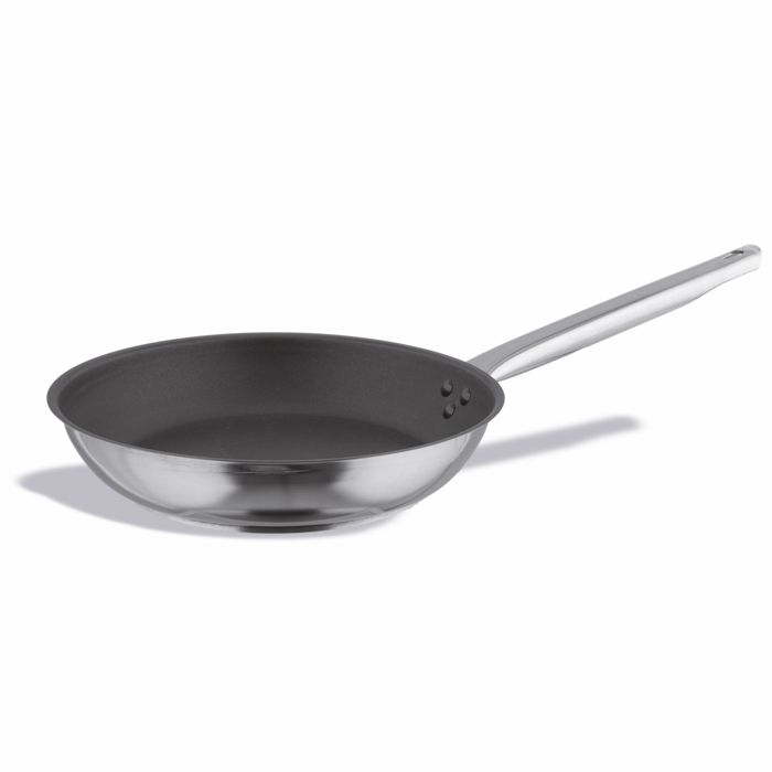 LACOR Crêpière Foodie 28 Cm Acier Inox 18/10 QuanTanium Antiadhésif Titane – Induction Tous Feux