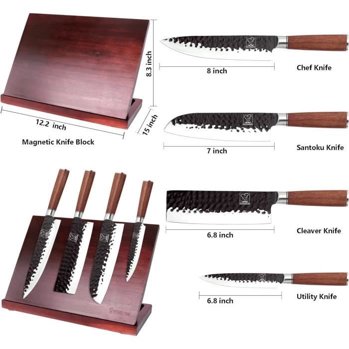 Goodchef Set De 8 Couteaux En Bois Pour Enfants – Sécurisé, Sans BPA, Dès 2 Ans – Idéal Pour Apprendre La Cuisine En S'amusant