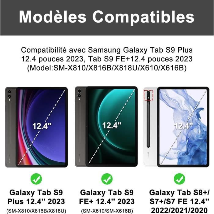 Clavier étui Sans Fil AZERTY Pour Blackview Tab 90 / Tab 16 Pro 11 Pouces – Housse Détachable En PU