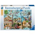 Puzzle 5000 pièces - Carte Postale des Monuments - Adultes et enfants dès 14 ans - Villes et monument - 17118 - Ravensburger-2