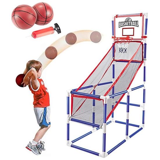 Ensemble de Basketball Arcade avec double panier inclus 4 balles : Chez  Rentreediscount Matériel scolaire