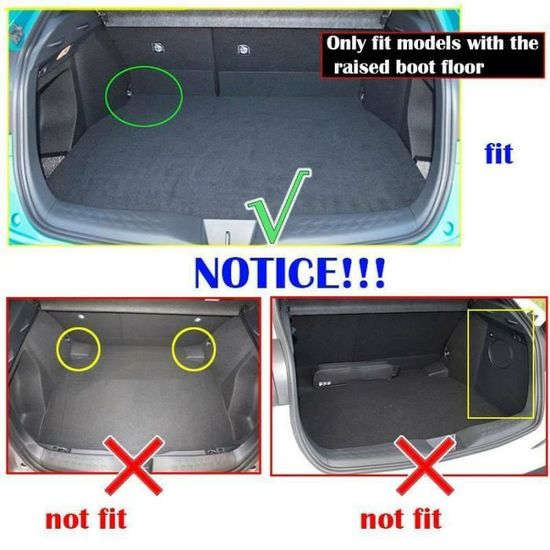 Tapis De Coffre 3D Pour Toyota C-HR 2017-2020 - Imperméable, Anti-rayures, Protection Complète