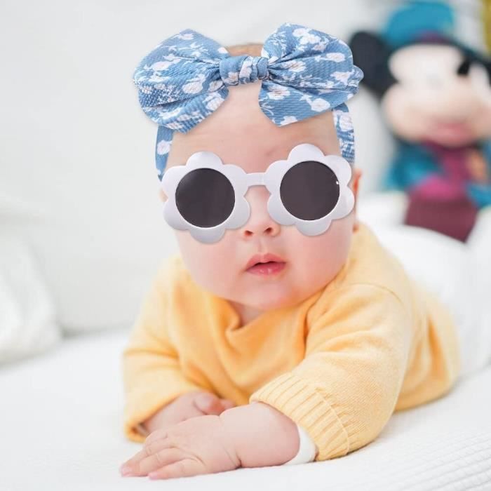 Bonnet Turban Bébé Fille, Arc Bandeau Bebe Fille Lunette Soleil Bebe Set,  Mignon Fleur Lunettes De Soleil Bebe Bandeau Chap[x7631] I - Achat / Vente lunettes  de soleil - Cdiscount