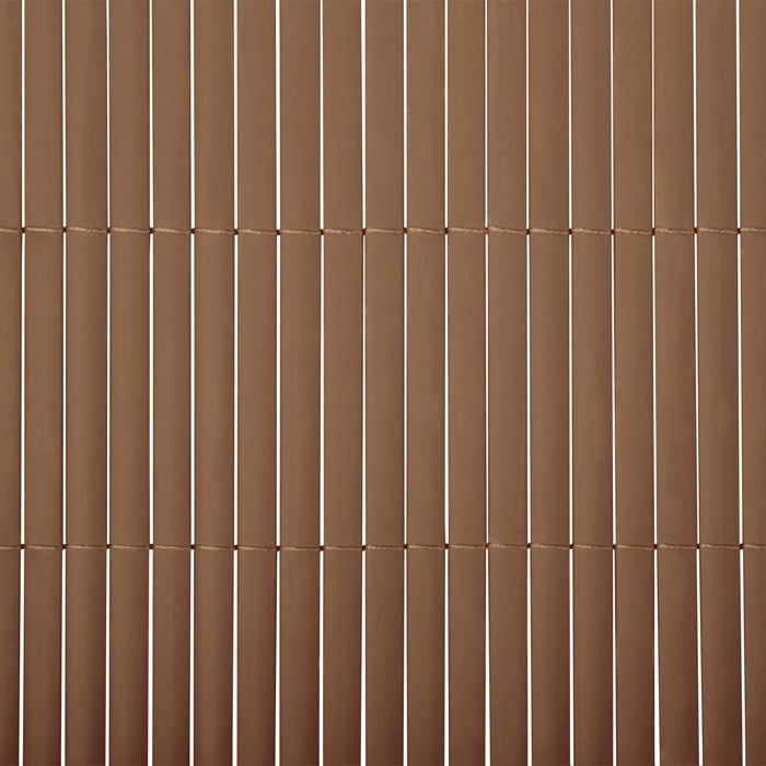 Canisse PVC Brise-Vue 100x300cm Gris - Protection Intimité Jardin, Balcon Et Terrasse