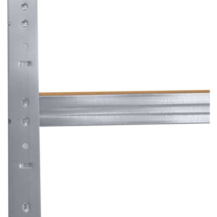 shelfplaza® HOME 200x60x30 cm Étagère d'angle galvanisé / etagere angle en  metal 6 niveaux / etagères d'angle avec capacité charge 145kg par niveau /  etagere d'angle comme etagere rangement