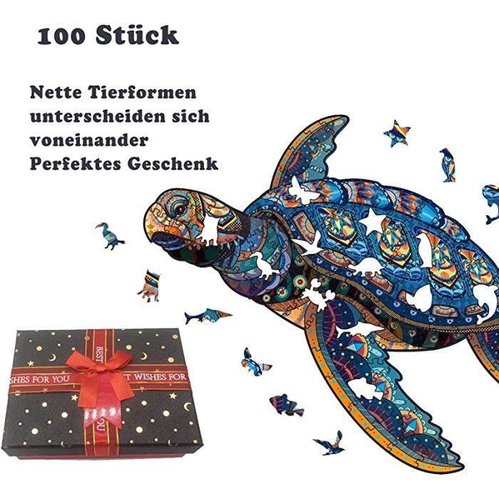 Lot De 2 Boîtes Artisanales En Bois - Forme De Tortues - Décoration Animalière