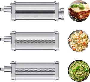 VEVOR ROULEAU À Pâtes Accessoire à Pâtes pour Robot Pâtissier KitchenAid en Inox EUR 34,00 - FR