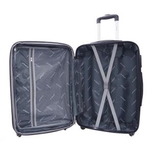 Valise Moyenne 65x42.5x25.5cm Bagage en ABS+PC Valise Rigide Trolley Légère Valise de