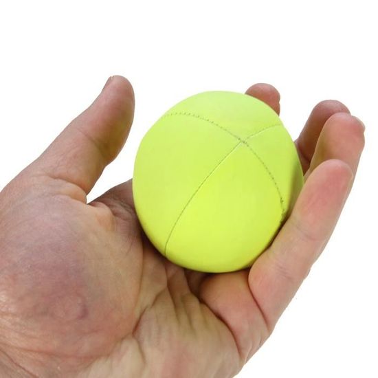 Lot de 3 balles de jonglage Molles 120g Bleu Vert et Jaune