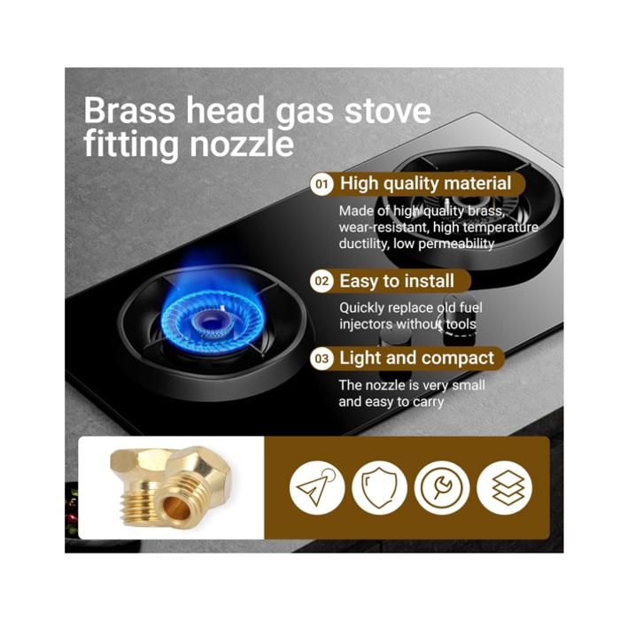 15 pièces Gicleur gaz Butane Universels 2x(0.50.650.70.800.870.90 — free download