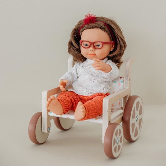 Ensemble De Vêtements Pour Poupée - MINILAND - How To Dress - 3 Pièces - Multicolore - 38 Cm - Jeux - Jouets