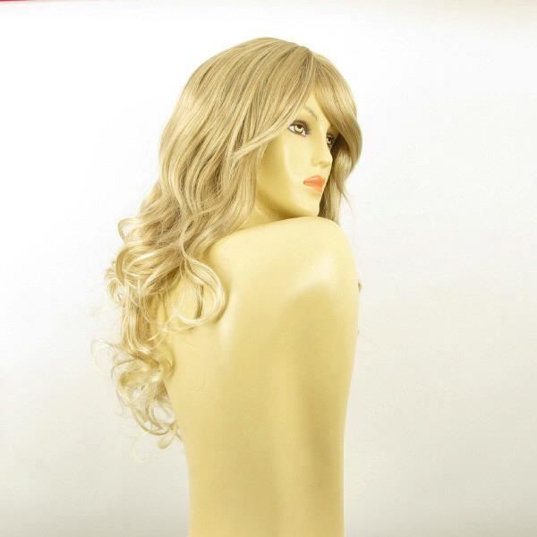 Perruque Femme Longue Blonde Foncée Mèches Claires EMELINE F27613 - Synthétique Bouclée - Neuf Avec étiquettes
