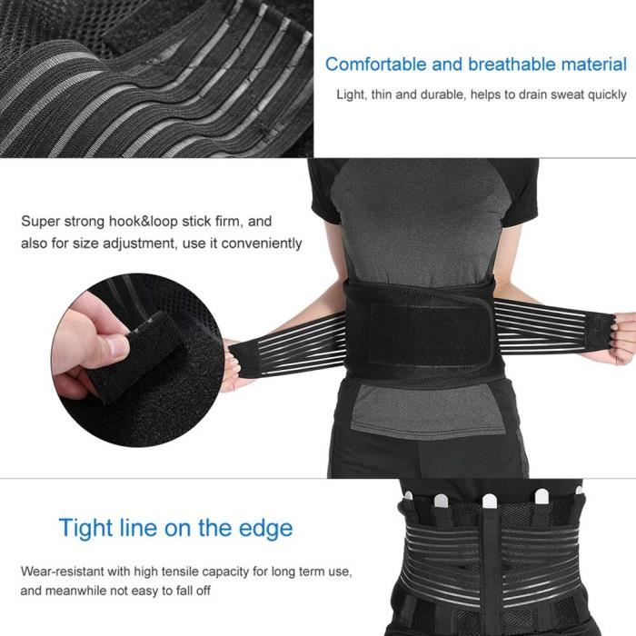CEINTURE LOMBAIRE Ceinture de Douleur Masculine Corset Dos pour