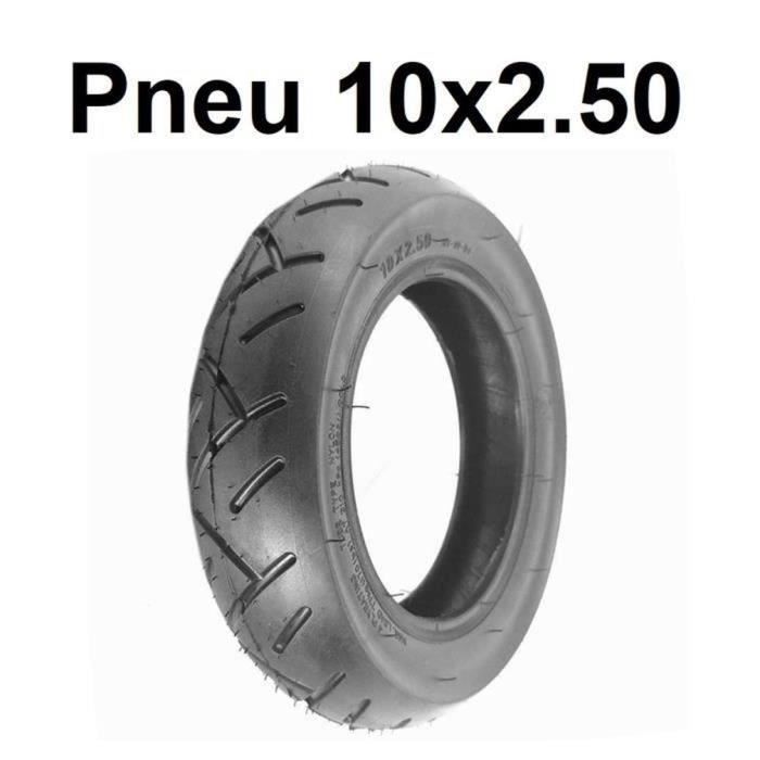 Pneu Plein Increvable 10x2.50 Pouces Pour Trottinette électrique | Xiaomi, Ducati, Lexgo, Vivobike | Structure Nid D'abeille