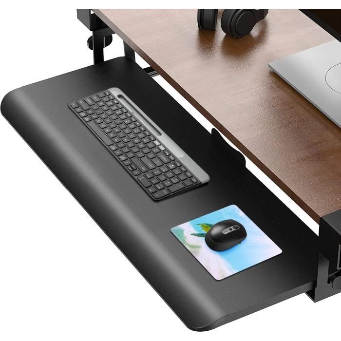 Tapis de souris pour ordinateur, grande taille abstraite 90x40 cm, tapis de  bureau pour clavier (noir) - Cdiscount Informatique