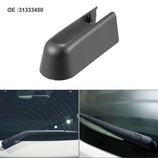 LohxA Capuchon De Couvercle D'écrou De Bras D'essuie-Glace De Lave-Glace Arrière De Voiture Pour Volvo XC60 2018-2022,A-One Pack