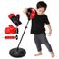 Ballon de Vitesse de Boxe Debout Libre avec Sac de Boxe R/églable en Hauteur pour Gants pour Enfants Tbest Ensemble de Sac de Boxe