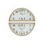 Horloge 2 Cotes Paris Et New York En Metal Blanc Or Achat Vente Horloge Pendule Cdiscount