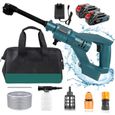 Pistolet de rinçage sans fil 45BAR Laveuse à pression Nettoyeur Portable électriques lavage de voiture Compatible avec MAKITA Batter-0