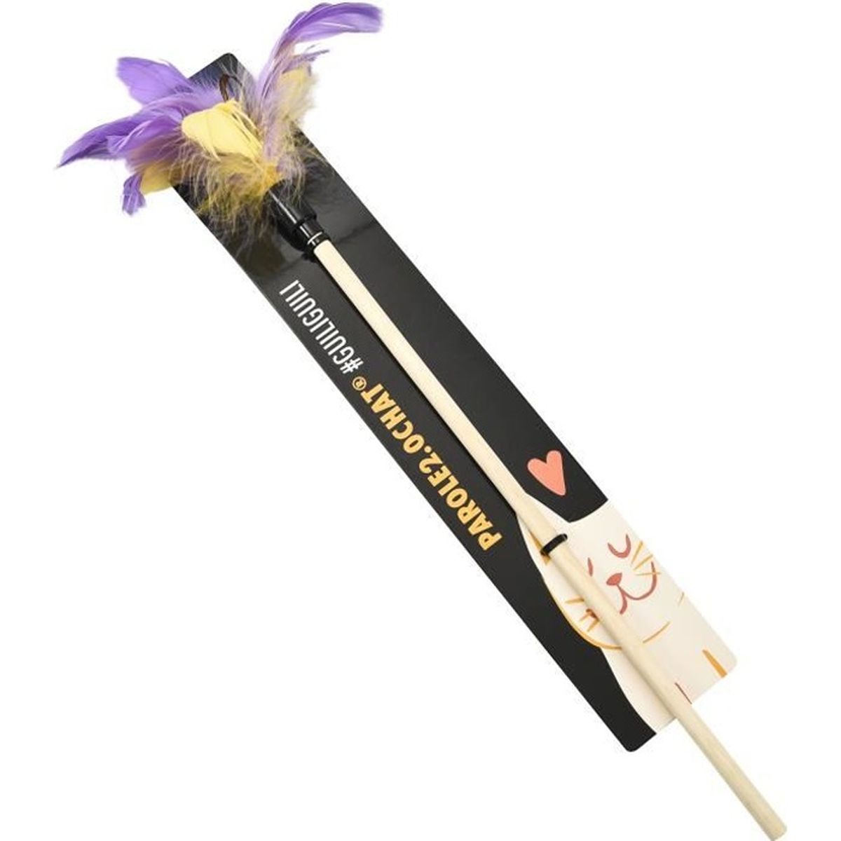 Vitakraft Jouet Plumeau Manche En Bois Bleu Turquoise Et Violet Pour Chat Cdiscount Animalerie