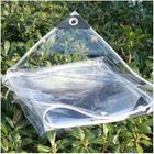 ZEMINPEOEL Bâche Transparente Imperméable, Résistant à la Déchirure Bâche de Protection Étanche, Résistant à poussière avec Cordon(1.2x3m)