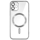 AVIZAR Coque MagSafe - Apple - iPhone 11 - Silicone - Argent - Souple