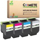 802S - Pack de 4 Toners Compatible pour Lexmark CX310 CX410 CX510 CX310dn CX310n CX31 802S - COMETE CONSOMMABLE