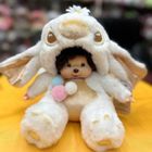 PENGHUOLONG Schitzzi or Poupée en peluche Monchhichi Stitch de dessin animé, jouet doux Kawaii pour enfants