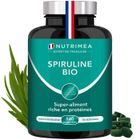 PLASTIMEA PRO+ Spiruline BIO pure certifiée AB sans excipient - 540 Comprimés 500 mg - Protéines, vitamines, oligo-éléments et caroténoïdes -