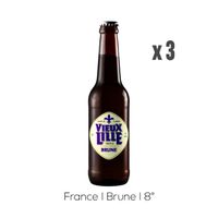 Vieux Lille Triple Brune - Bière - 3x33cl