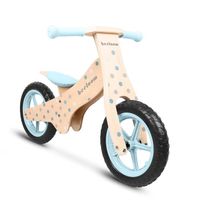 Beeloom - blue bubble bike -  Velo sans pedale en bois, pour enfants, bleu, 2 ans