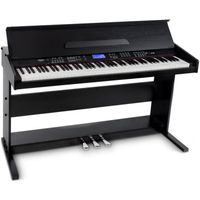 Piano numérique synthétiseur- FunKey DP-88 II - 88 touches à frappe dynamique 360 sons, 160 styles, MIDI In/Out, USB  - Noir