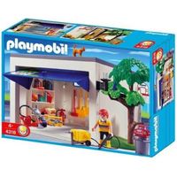 Playmobil - Garage de la maison - 4318 - Outils et accessoires inclus