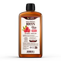 Huile de RICIN Bio - 500 ml - Cosmos Organic - Planète au Naturel - 100% Naturelle et Pressée à froid - Peau, cheveux, cils, barbe