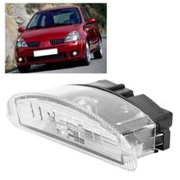 Éclairage de la plaque d'immatriculation 7700410754 Lampe de plaque d'immatriculation pour Renault Clio II 1998-2005 HB023