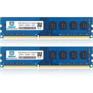 MÉMOIRE RAM DDR3L-1600 U M PC3L 12800U 16Go (2x8Go) DDR3L 1600
