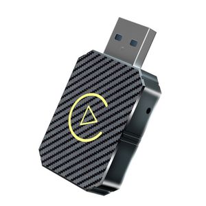 Adaptateur Sans Fil 2 En 1 Android Auto & CarPlay - Plug And Play, Compatible 98% Des Voitures, Ports USB-C Et USB-A - Convertisseur Filaire Vers Sans Fil