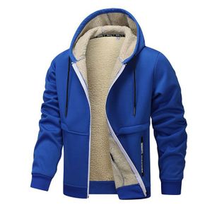 Veste Polaire Femme Avec Capuche Doublée Sherpa - Sweat Zippé Chaud Pour Automne Et Hiver | Coupe Décontractée
