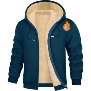 Sweat à Capuche Zippé Polaire Mountain Warehouse Garçon 5-6 Ans - Bleu