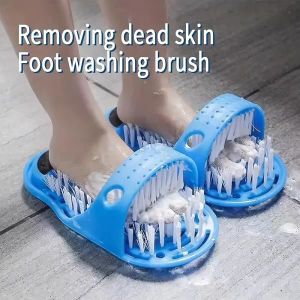 SOIN MAINS ET PIEDS 3pc Brosse de lavage des pieds gommage des pieds nettoyant masseur dissolvant de peau morte pour sol de douche avec ventouse